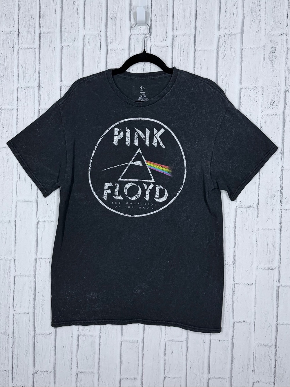🌈 Pink Floyd Dark Side of the Moon 1973 Tour Graphic Tee Black M